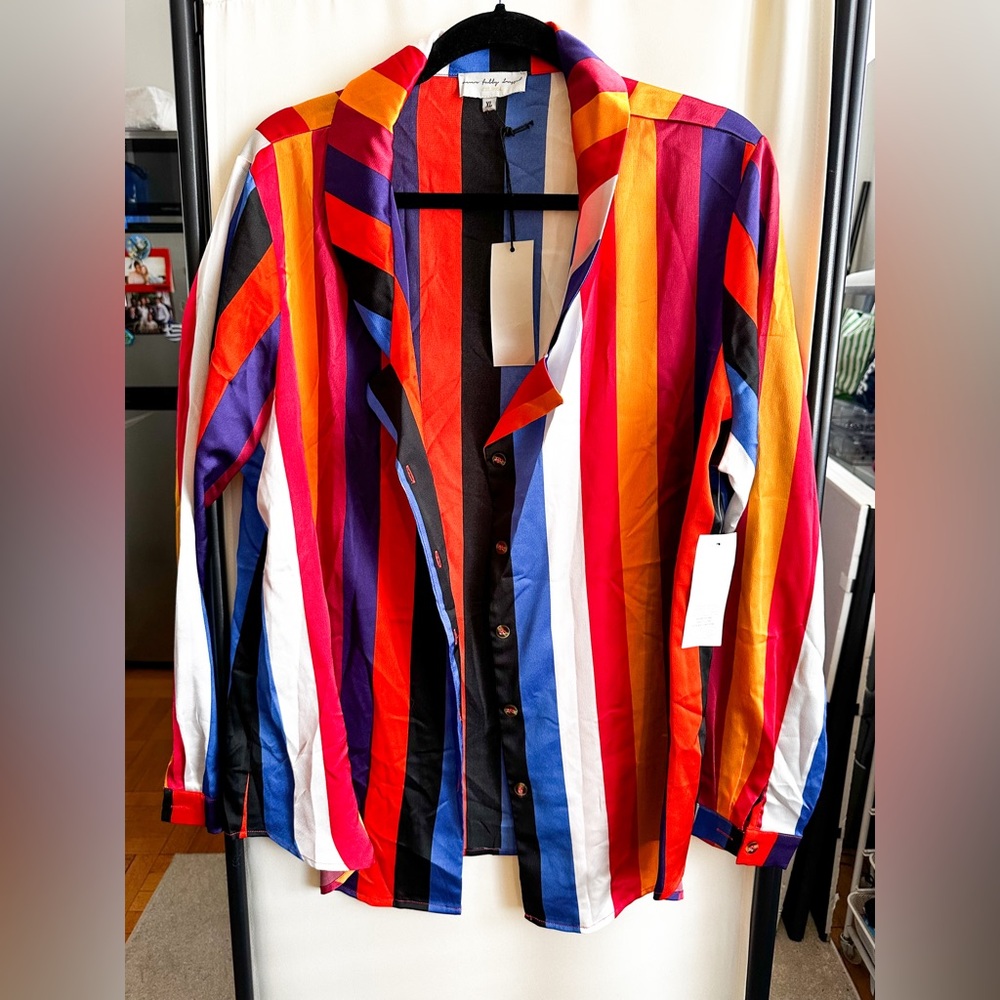 Never Fully Dressed Chester Striped Shirt - Sz. XL - NWT